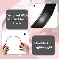 Old Shopperz Black Hair Bands for Women, Upgrade Your Hair Game with Trendy Black Hair Bands for Women: Non-Slip Comfortable Plastic Headbands Set of 10-thumb2