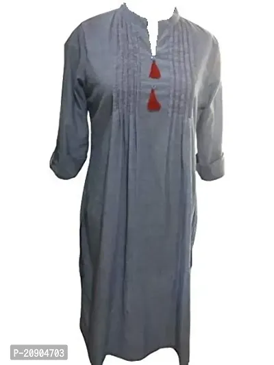 Womens Cotton Ethnic Kurti Size-L SH061-thumb0