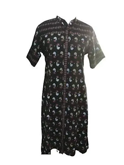 Stylish Cotton Straight Solid Kurta Kurti