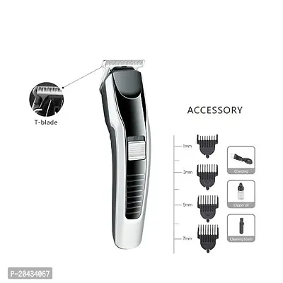 HTC AT-538 Rechargeable Hair Beard Trimmer for Men Trendy Styler HTC Trimmer-thumb4
