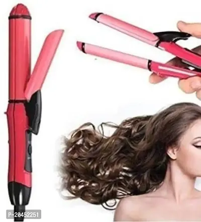 NHC-2009 2 in 1 Nova Hair Straightener Plus Curler Machine-thumb2