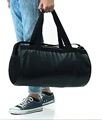 Astars Leather Gym Bag Duffel |Sholder Bag| Carry Gym Accessories| Fitness Bags |Gym Bag for Men  Women with Seperate Shoe Compartment|-thumb2