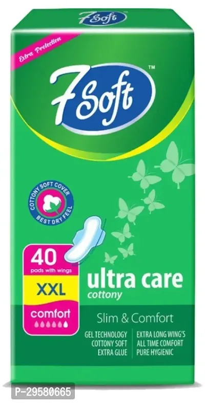 7 Soft Ultra Care Sanitary Pads with 40 Piece Set.-thumb0