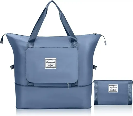 Large Capacity Travel Bag, Foldable Travel Bag, Expandable Travel Duffel Bag, Collapsible Waterproof Large Capacity Travel Handbag, Overnight Bag for Women
