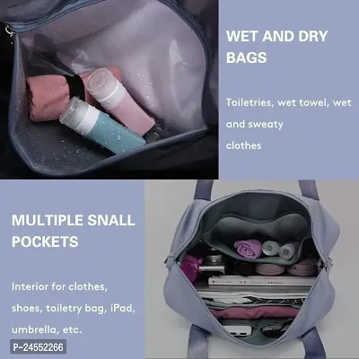 Large Capacity Travel Bag, Foldable Travel Bag, Expandable Travel Duffel Bag, Collapsible Waterproof Large Capacity Travel Handbag, Overnight Bag for Women-thumb3