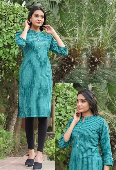 Trendy Khadi Cotton Kurta for Women