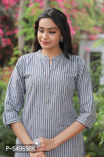 Khadi cotton kurta for ladies top