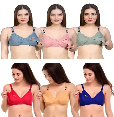 In Beauty Women's Maternity Bra-Pack of