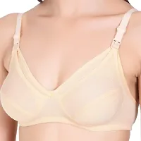 In Beauty Women's Cotton Non-Padded Wire Free Maternity Bra-Pack of 3-thumb4