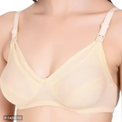 In Beauty Women's Cotton Non-Padded Wire Free Maternity Bra-Pack of 3-thumb5