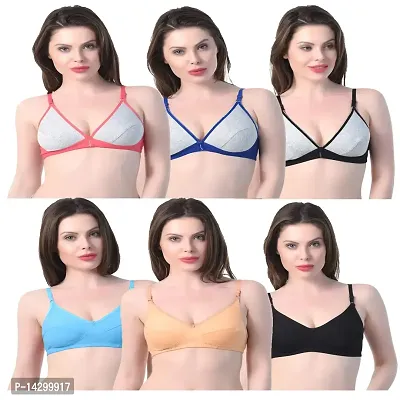 In Beauty Cotton Bra Pack of 6