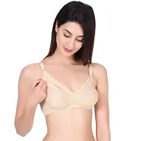 In Beauty Women's Cotton Non Padded Wire Free Maternity Bra-thumb1