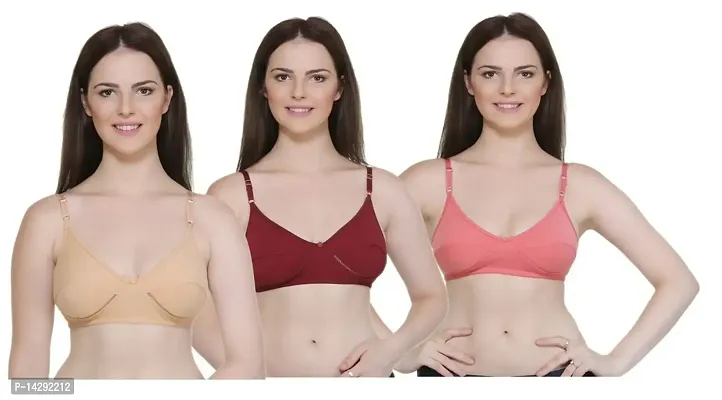 In Beauty Comfortable Soft Fabric Bras Combo ?-thumb0