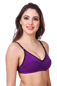 In Beauty Sexy Cotton Fabric Bras Pack of Three-thumb2