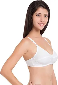 In Beauty Women's Back Clouser Pure Cotton Non Padded Bra Pack of 6-thumb2