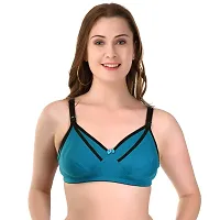 In Beauty Women's Cotton Non-Padded Wire Free Maternity Bra-Pack of 3-thumb4