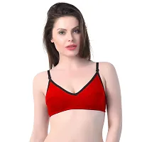In Beauty Premium Cotton Fabric Bras Pack of Three-thumb1