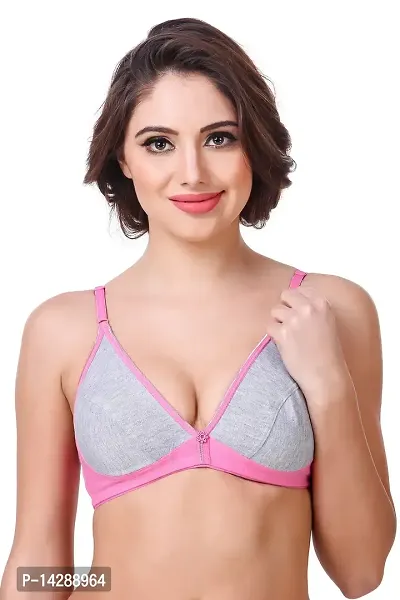 In Beauty Women Pure Cotton Bra Combo Pack-thumb2