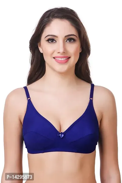 In Beauty Softskin Plus-Size Cotton Full Coverage Bra (Pack of 3)-thumb2