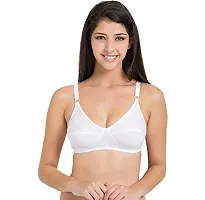 In Beauty Women's Back Clouser Pure Cotton Non Padded Bra Pack of 6-thumb3