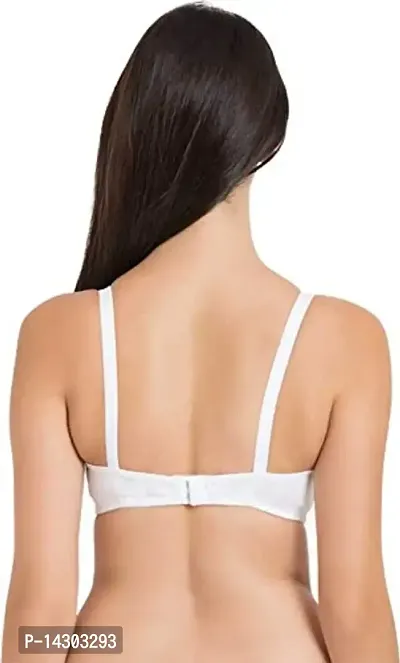 In Beauty Women's Back Clouser Pure Cotton Non Padded Bra Pack of 6-thumb2