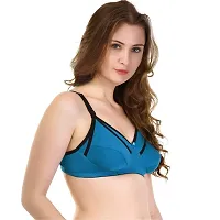 In Beauty Women's Cotton Non-Padded Wire Free Maternity Bra-Pack of 3-thumb3