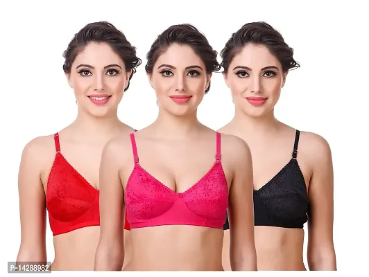 In Beauty New Body Care Cotton Bra Pack of Three