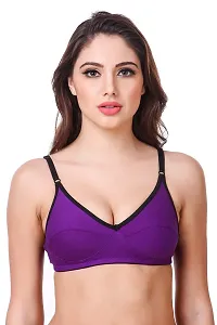 In Beauty Sexy Cotton Fabric Bras Pack of Three-thumb1