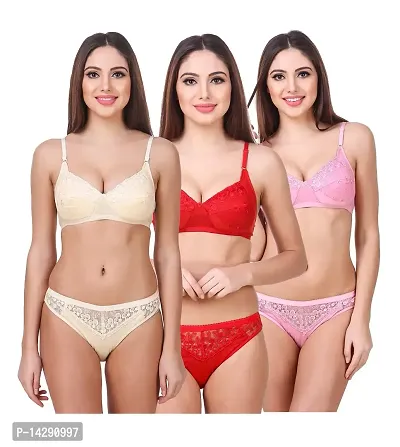 Buy In Beauty Silky Bra Panty setSize 40 Online In India At