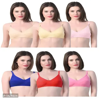 In Beauty Cotton Bra Pack of 6