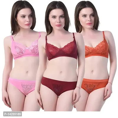 In Beauty Women Bra Panty Sexy Set