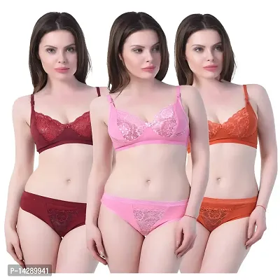 In Beauty Ladies Undergarments Bra Panty Set