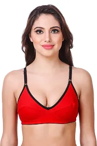 In Beauty Comfortable Soft Fabric Bras Pack of Three-thumb1