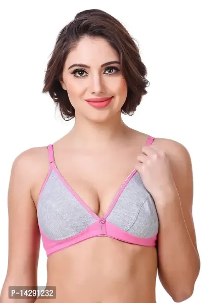 In Beauty mante Women's Non Wired T Shirt Bra-thumb2