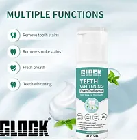 Glock Teeth Whitening Foam For White Teeth Kills Bacteria, Whitens Teeth  Fights Toothpaste-50 Ml-thumb2