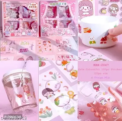 Girl Theme Stickers for Kids, 100 Sheet Stickers-thumb0