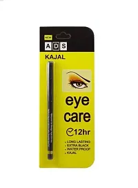 12 HOUR ads eye care waterproof (deep black) kajal pack of 2-thumb1