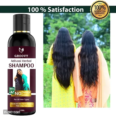 Neelambari Kasturi Herbal Hair Shampoo For Women And Men For Hair Long - Dandruff Control - Hair Loss Control - Long Hair- 100 Ml-thumb2