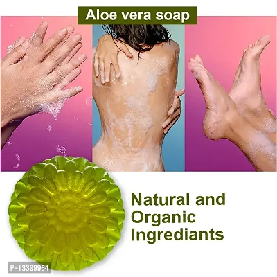 Refreshing Aloe Vera Soap-100 Grams Each, Pack Of 3-thumb4