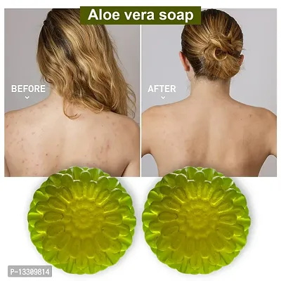 Aloe Vera With Chamomile Soap - Pack Of 2, 100 Grams Each-thumb0