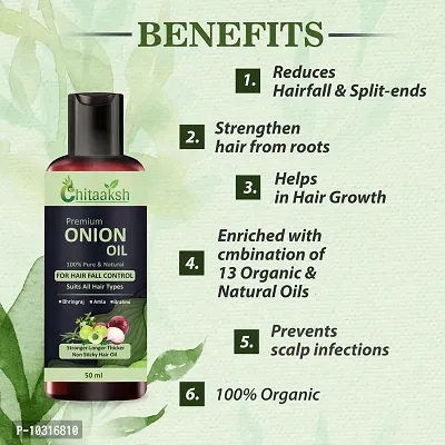 Onion With Black Seed Oil For Controls Hair Fall Hair Oil 50Ml For Man And Women-thumb2