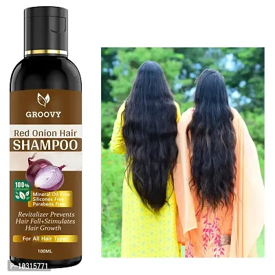 Onion And Bhringraj Hair Shampoo With 4X Growth Action - Stimulates The Roots And Prevents Baldness 100 Ml Hair Shampoo Ml-thumb0