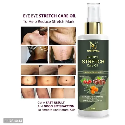 Nainital Moms Soft And Stretch Oil - Certified Organic, Kokum Butter Jojoba Oil, Virgin Coconut Oil For Stretch Marks - 100 Ml 100 Ml-thumb0