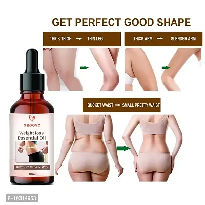 Fat Burning Oil, Slimming Oil, Fat Burner Fat Burning ,Fat Go, Fat Loss, Body Fitness Anti Ageing Oil For Men Women Slim Herbs Fat Burning Oil For Stomach, Hips, Thighs, Body - For Men And Women--thumb0