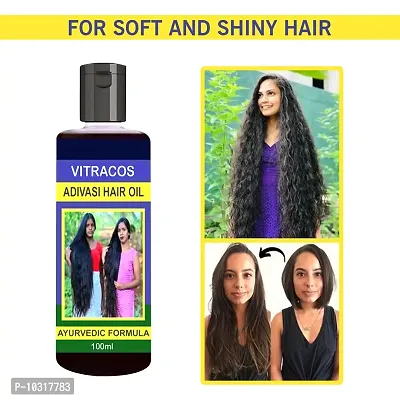 Medicine Hair Oil For Women And Men For Hair Long - Dandruff Control Hair Loss Control - Long Hair - Hair Regrowth Hair Oil 100 % Ayurvedic- 100 Ml-thumb0