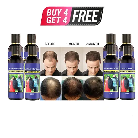 Buy 4 Get 4 Free Adivasi Neelambari Hair Care Aadivasi Best Hair Growth Oil Hair Oil -50 ml