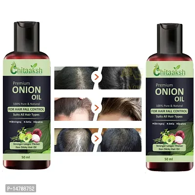 Oilanic Onion Herbal Oil - For Hair Growth  Anti Hair Fall Combo Pack of 1 Bottles of 50 ml  PACK OF 2-thumb0