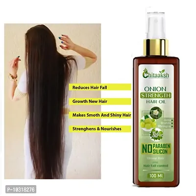 Chitaaksh Organics Herbal Onion Hair Oil Hair Oil- 100 Ml-thumb0