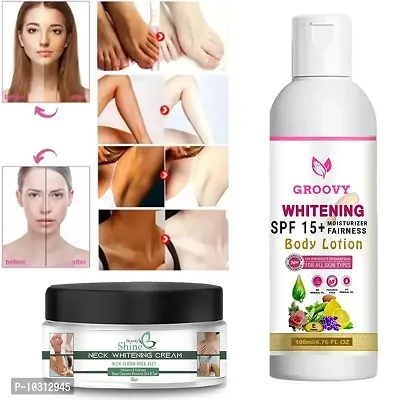 &nbsp;Sun Skin Protection Skin Ultra Brightening For All Type Of Skin Body Lotion Anti Aging Long Lasting Moisturization For Healthy Glowing Skin With Whitening Cream Pack Of 2-thumb0