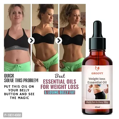 Fat Burning Oil, Slimming Oil, Fat Burner Fat Burning ,Fat Go, Fat Loss, Body Fitness Anti Ageing Oil For Men Women Slim Herbs Fat Burning Oil For Stomach, Hips, Thighs, Body - For Men And Women--thumb0